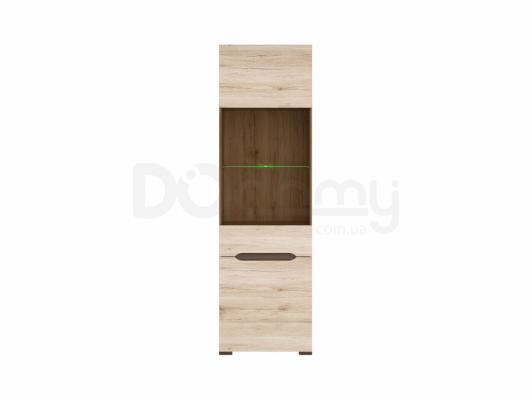 Шафа вітрина BRW ELPASSO REG1W1D дуб сан ремо, фото 1