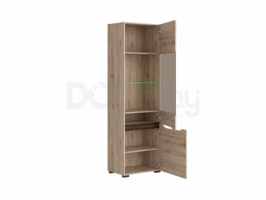 Шафа вітрина BRW ELPASSO REG1W1D дуб сан ремо, фото 2