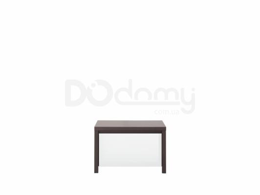 Прикроватная тумба BRW KASPIAN KOM1S Венге/Белый блеск, фото 1