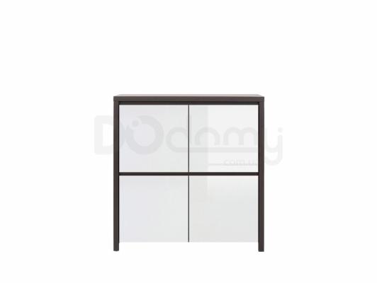 Комод BRW KASPIAN KOM4D Венге/білий блиск, фото 1