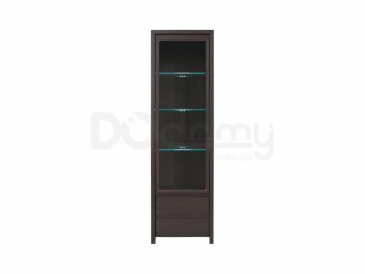 Шафа вітрина BRW KASPIAN REG1W2S Венге, фото 1