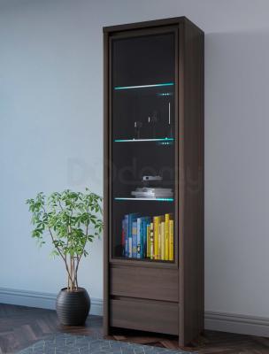 Шафа вітрина BRW KASPIAN REG1W2S Венге, фото 2