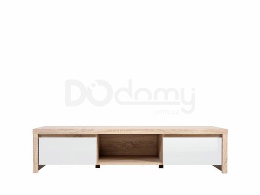 Тумба під телевізор BRW KASPIAN RTV2S дуб сонома/білий блиск, фото 1