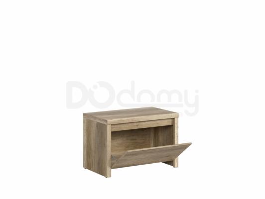 Шафка для взуття BRW KASPIAN SBUT/60 білий/дуб монумент, фото 1