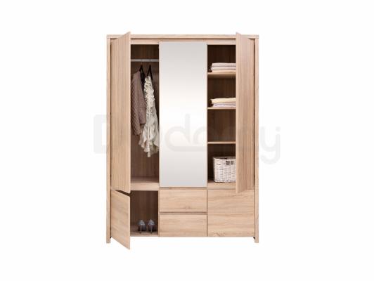 Шафа BRW KASPIAN SZF5D2S дуб сонома, фото 2