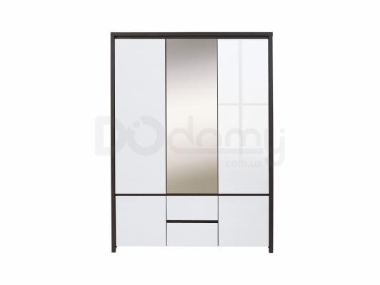Шафа BRW KASPIAN SZF5D2S Венге/білий блиск, фото 1