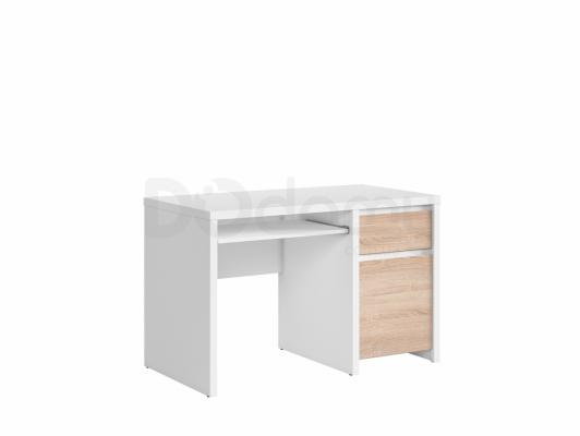 Письменный стол BRW KASPIAN BIU1D1S/120 Белый/Дуб монумент, фото 1