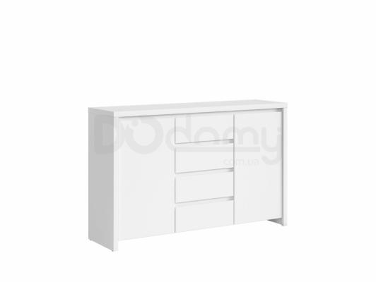 Комод BRW KASPIAN KOM2D4S білий, фото 1