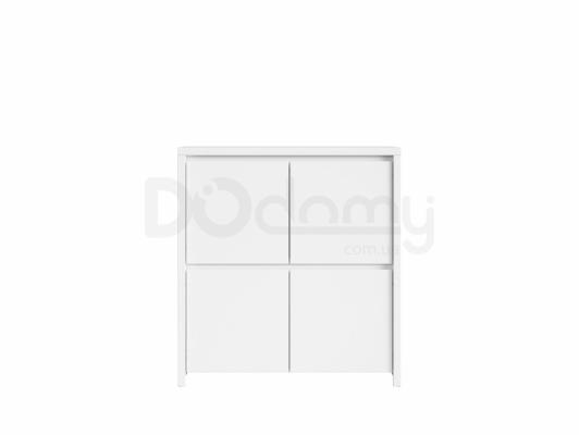 Комод BRW KASPIAN KOM4D білий, фото 1
