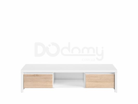 Тумба під телевізор BRW KASPIAN RTV2S білий/дуб сонома, фото 1