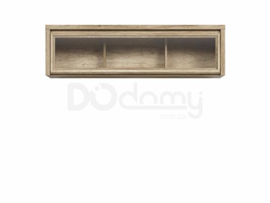 Полиця BRW KASPIAN SFW1W/140 білий/дуб монумент, фото 1