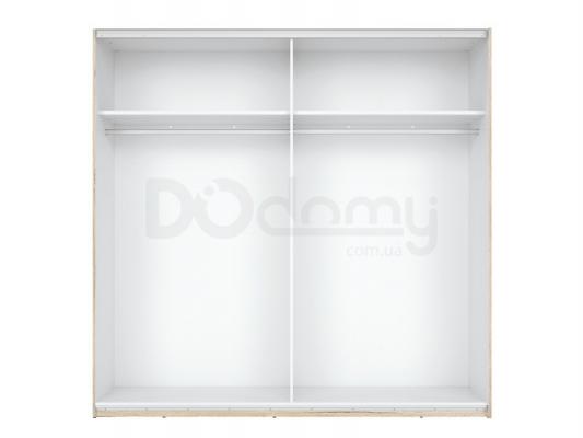 Шафа BRW F27 (VICTORIA) SZF2D/215/210/4GM Біле / Біле скло / Дзеркало, фото 2