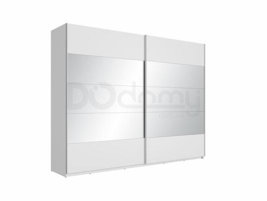 Шафа BRW F27 (VICTORIA) SZF2D/270/210/5M Біле / Дзеркало, фото 1