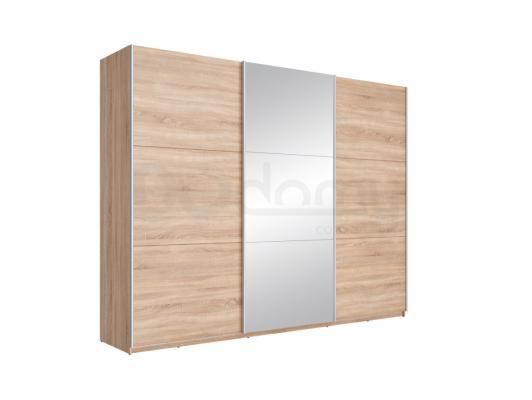 Шафа BRW F27 (VICTORIA) SZF3D/270/210/3M дуб сонома / Дзеркало, фото 1