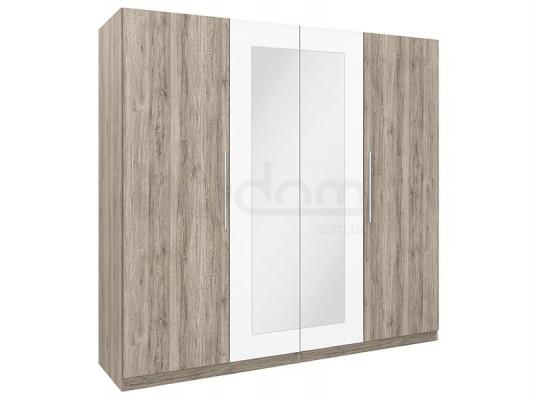 Шафа BRW MARTINA SZF4D Дуб сан ремо / Белый, фото 1