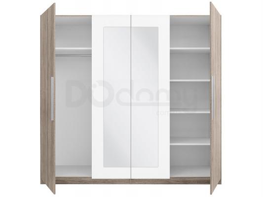 Шафа BRW MARTINA SZF4D Дуб сан ремо / Белый, фото 2