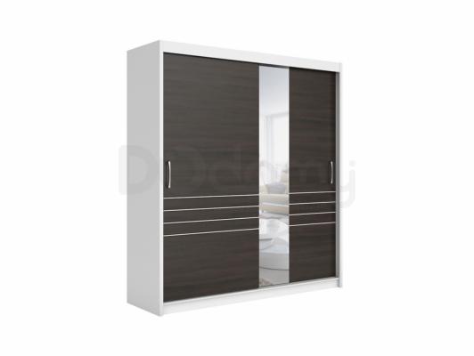 Шафа BRW ELDA SZAFA/200/32 білий/Венге, фото 2