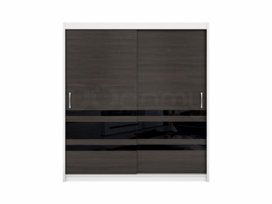 Шкаф BRW ELDA SZAFA/200/16 Белый/Венге, фото 1