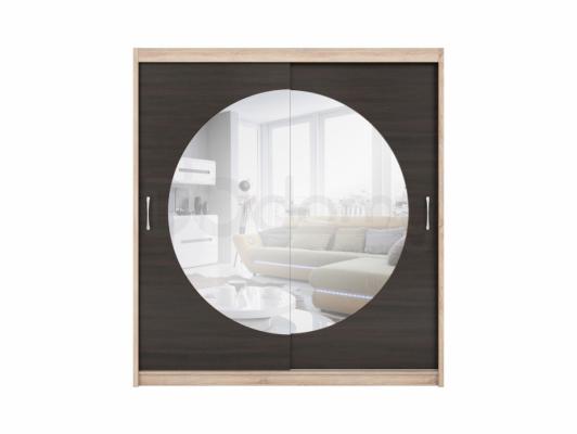 Шкаф BRW ELDA SZAFA/200/20 Дуб сонома/Венге, фото 1