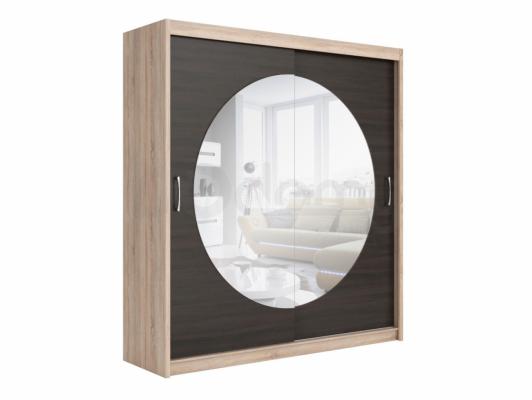 Шкаф BRW ELDA SZAFA/200/20 Дуб сонома/Венге, фото 2