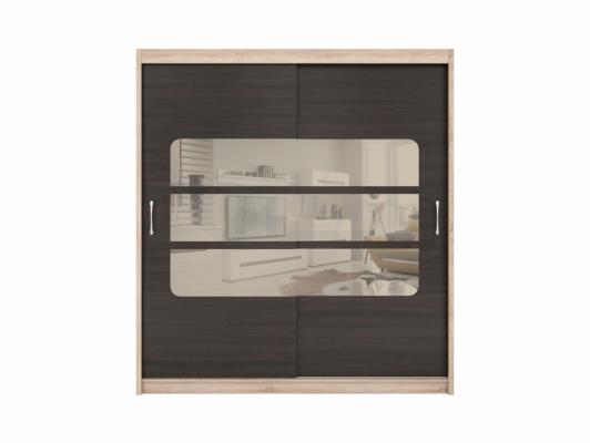 Шафа BRW ELDA SZAFA/200/14 дуб сонома/Венге, фото 1