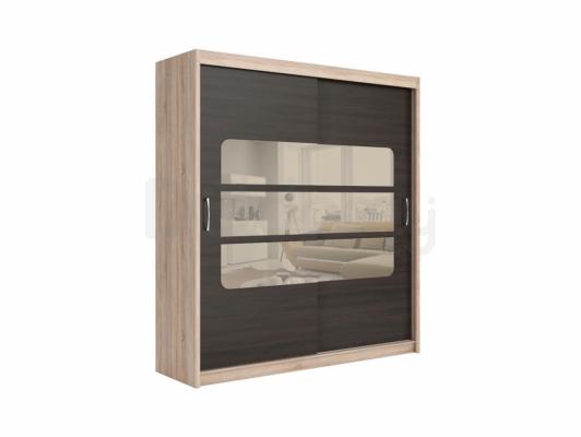 Шафа BRW ELDA SZAFA/200/14 дуб сонома/Венге, фото 2