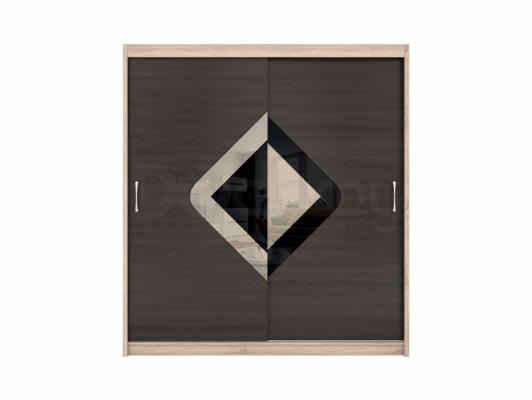 Шафа BRW ELDA SZAFA/200/8 дуб сонома/Венге, фото 1