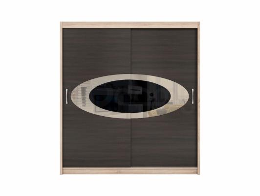 Шафа BRW ELDA SZAFA/200/10 дуб сонома/Венге, фото 1