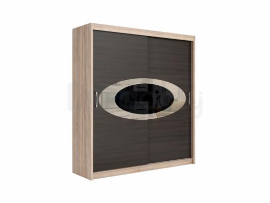 Шафа BRW ELDA SZAFA/200/10 дуб сонома/Венге, фото 2