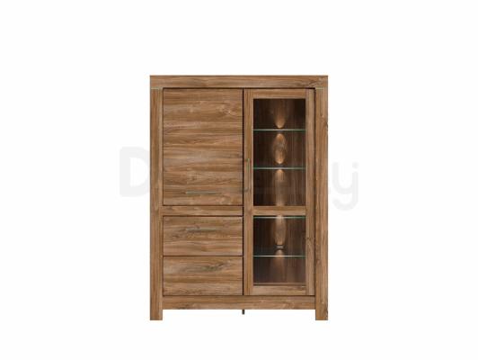 Шкаф витрина BRW GENT REG1W1D2S/16/12, фото 1