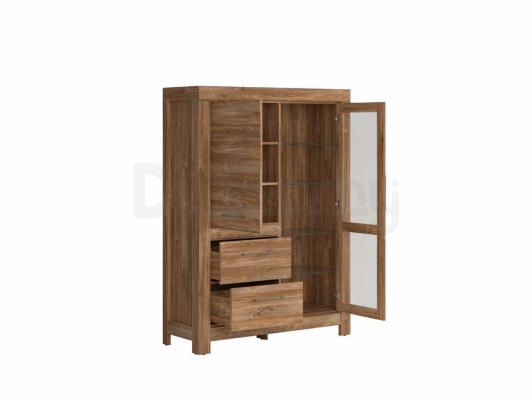 Шкаф витрина BRW GENT REG1W1D2S/16/12, фото 2