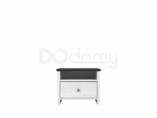 Приліжкова тумба BRW PORTO KOM1S/50 Модрина Сібіу / Сосна ларик, фото 1