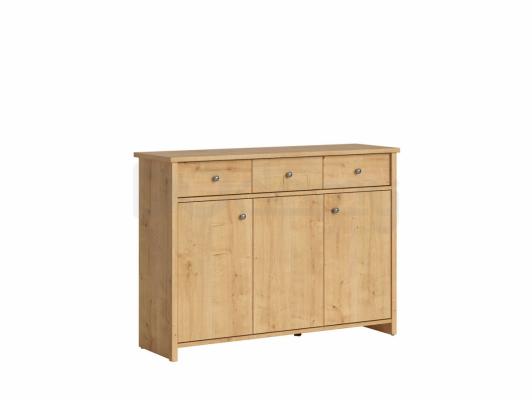 Комод BRW PORTO KOM3D3S Берлінгтонських натуральний дуб, фото 1