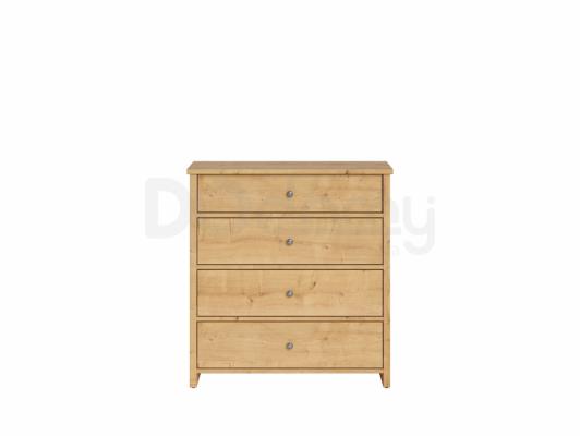 Комод BRW PORTO KOM4S Берлингтонский натуральный дуб, фото 1