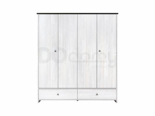 Шкаф BRW PORTO SZF4D2S Лиственница сибиу/Сосна ларико, фото 1