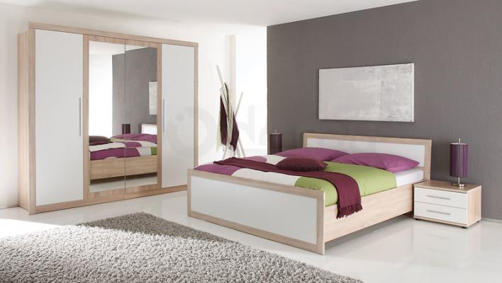 Шафа BRW BELINDA SZF4D дуб сонома/білий, фото 2