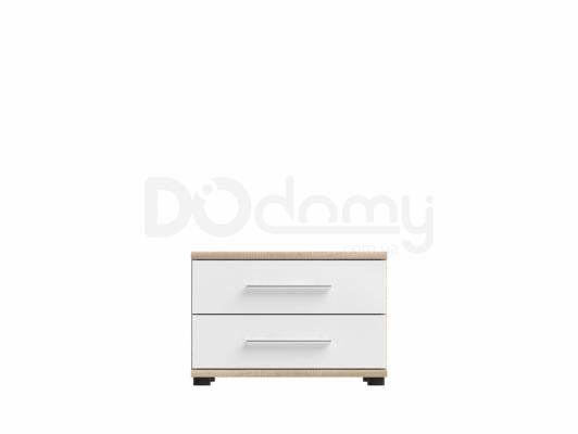 Приліжкова тумба BRW BELINDA KOM2S дуб санома/білий, фото 1