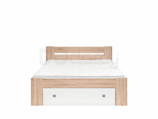 Кровать BRW STEFAN 160 Дуб санома/Белый, фото 1