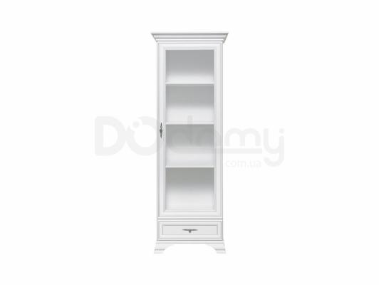 Шафа вітрина BRW IDENTO REG1W1S білий, фото 1
