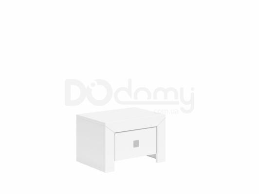 Приліжкова тумба BRW MEZO BIAŁY KOM1S/4/5 білий/білий блиск, фото 2
