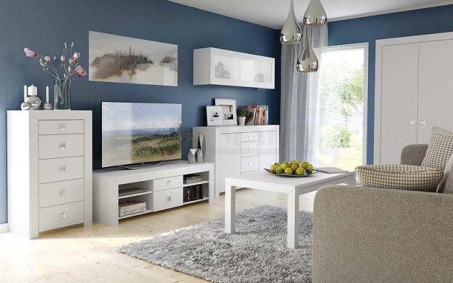 Шкаф BRW MEZO BIAŁY SZF2D1S/19/10 Белый, фото 2