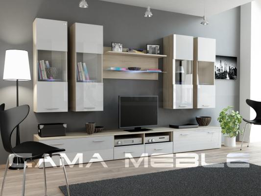 Стенка CAMA DREAM I Белый мат/Белый глянец, фото 1