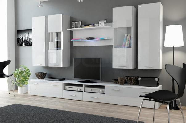 Стінка CAMA DREAM II білий матовий/білий глянець, фото 1