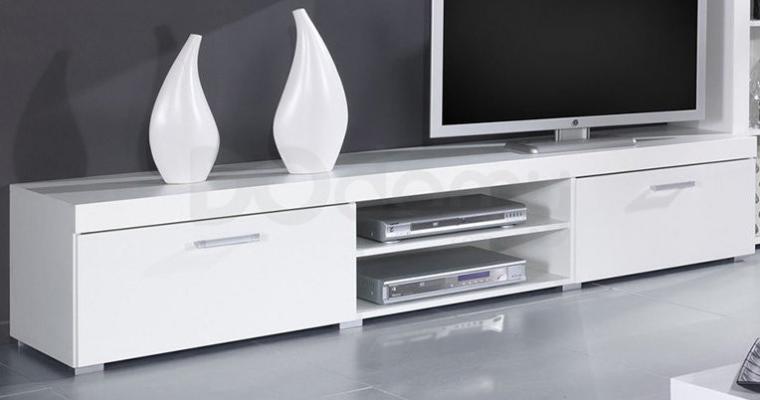 Тумба ТВ CAMA SAMBA Белый матовый/Белый глянец, фото 1