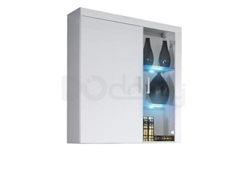 Вітрина навісна CAMA SAMBA білий матовий/білий глянець, фото 1