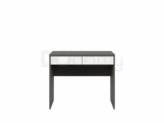 Письменный стол BRW GRAPHIC S343 BIU2S/A-SZW/BIP Серый вольфрам/Белый блеск, фото 1