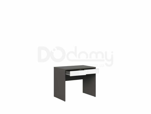 Письменный стол BRW GRAPHIC S343 BIU2S/A-SZW/BIP Серый вольфрам/Белый блеск, фото 2