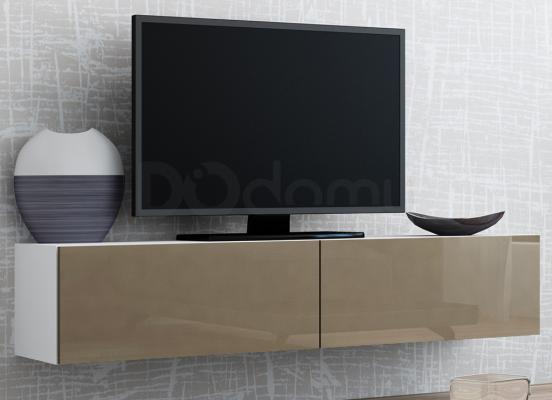 Тумба ТВ CAMA 140 VIGO білий матовий/Лате глянець, фото 1