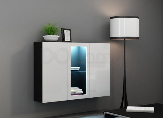 Комод CAMA VIGO Черный матовый / Белый глянец, фото 1