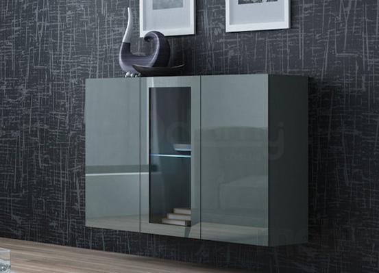 Комод CAMA VIGO Сірий матовий/Сірий глянець, фото 1